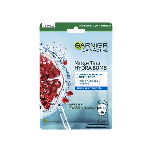 Garnier - SkinActive - Masque Tissu Hydra Bomb - Hidrata y Rellena - Piel Deshidratado