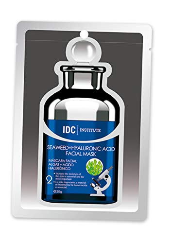 IDC INSTITUTE, Mascarilla hidratante y rejuvenecedora para la cara (Algas, Acido Hialuronico) - 22 gr.